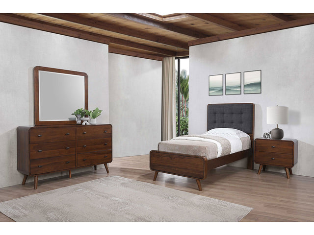 Robyn Dark Walnut 4-piece Twin Bedroom Set - Ornate Home