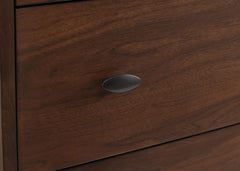 Robyn Dark Walnut 5-piece Full Bedroom Set - Ornate Home