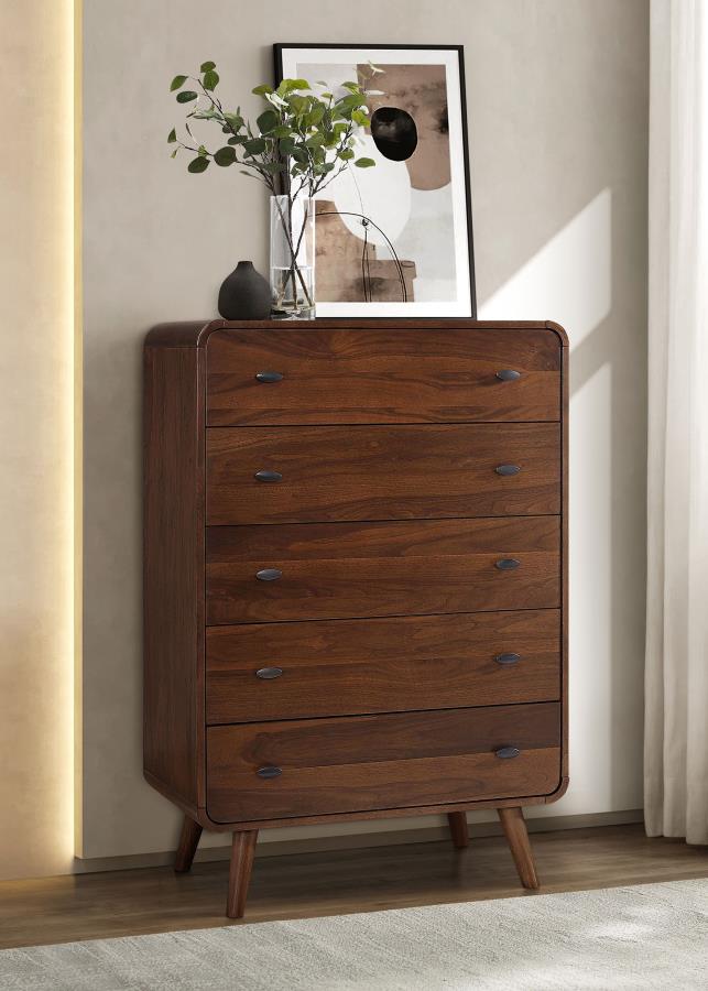 Robyn Dark Walnut Chest - Ornate Home