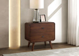 Robyn Dark Walnut Nightstand - Ornate Home