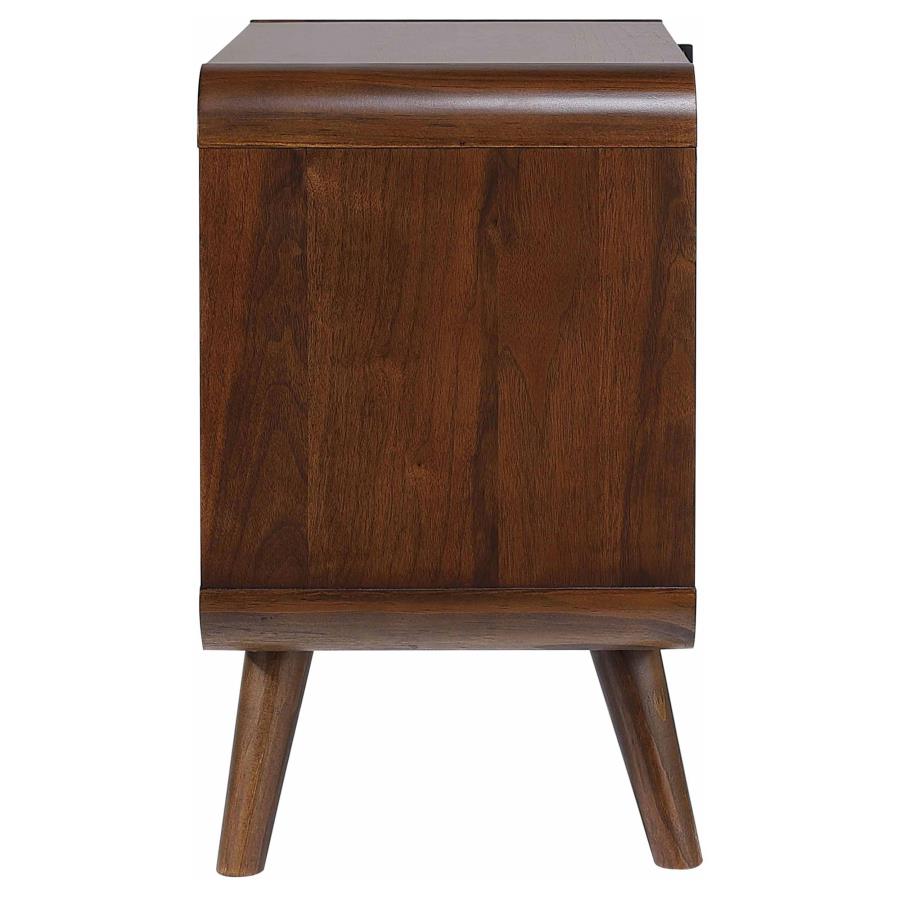 Robyn Dark Walnut Nightstand - Ornate Home