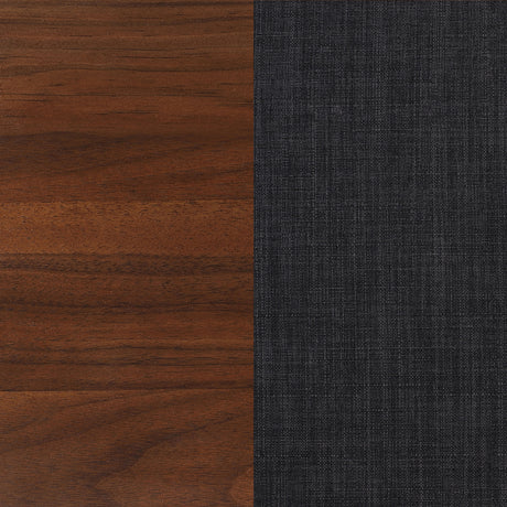 Robyn Dark Walnut Wood Full Platform Bed - Ornate Home