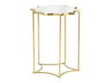 Robyn Gold/White Accent Table - Ornate Home