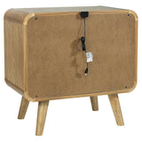 Robyn Light Ash 2-drawer Nightstand Bedside Table - Ornate Home