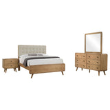 Robyn Light Ash 4-piece Full Bedroom Set - Ornate Home