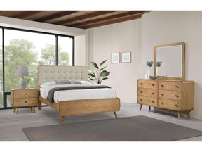 Robyn Light Ash 4-piece Queen Bedroom Set - Ornate Home