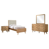 Robyn Light Ash 4-piece Twin Bedroom Set - Ornate Home
