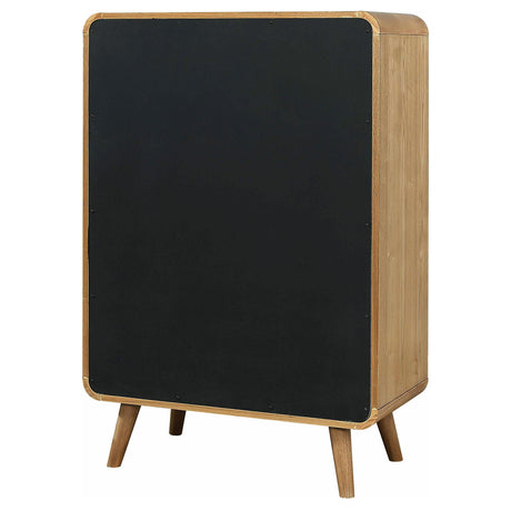 Robyn Light Ash 5-drawer Bedroom Chest of Drawers - Ornate Home