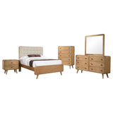 Robyn Light Ash 5-piece Full Bedroom Set - Ornate Home