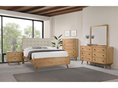 Robyn Light Ash 5-piece Queen Bedroom Set - Ornate Home