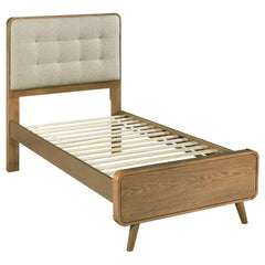 Robyn Light Ash 5-piece Twin Bedroom Set - Ornate Home