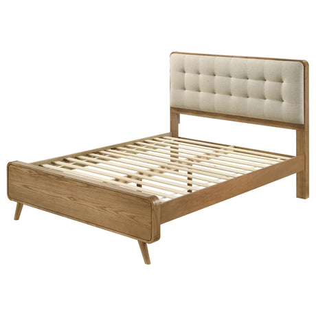 Robyn Light Ash Wood California King Platform Bed - Ornate Home