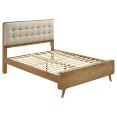 Robyn Light Ash Wood Eastern King Platform Bed - Ornate Home