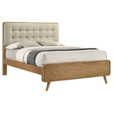 Robyn Light Ash Wood Eastern King Platform Bed - Ornate Home