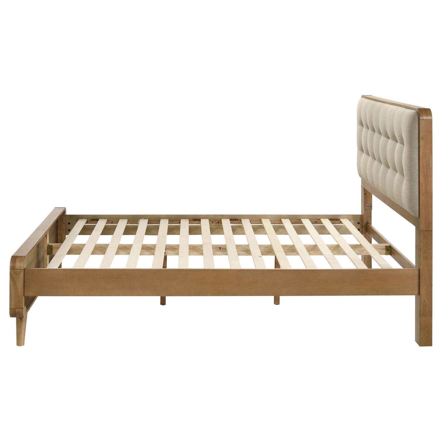 Robyn Light Ash Wood Eastern King Platform Bed - Ornate Home