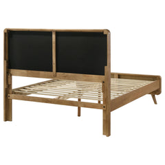 Robyn Light Ash Wood Eastern King Platform Bed - Ornate Home