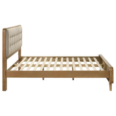 Robyn Light Ash Wood Eastern King Platform Bed - Ornate Home