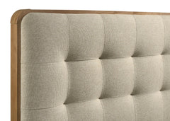 Robyn Light Ash Wood Eastern King Platform Bed - Ornate Home