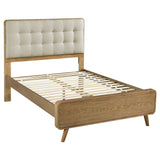 Robyn Light Ash Wood Full Platform Bed - Ornate Home