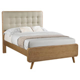 Robyn Light Ash Wood Full Platform Bed - Ornate Home