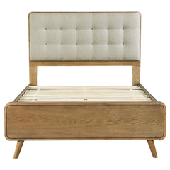Robyn Light Ash Wood Full Platform Bed - Ornate Home