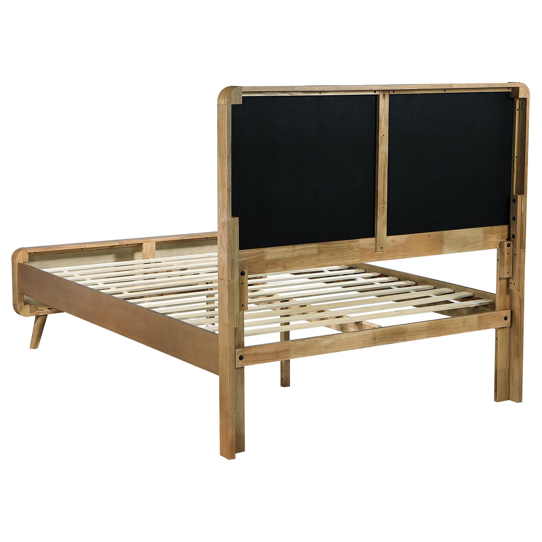 Robyn Light Ash Wood Full Platform Bed - Ornate Home