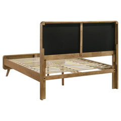 Robyn Light Ash Wood Queen Platform Bed - Ornate Home