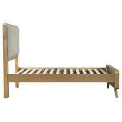 Robyn Light Ash Wood Twin Platform Bed - Ornate Home