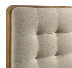 Robyn Light Ash Wood Twin Platform Bed - Ornate Home