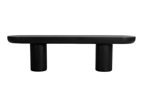 Rocca Black Bench - Ornate Home