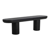 Rocca Black Bench - Ornate Home