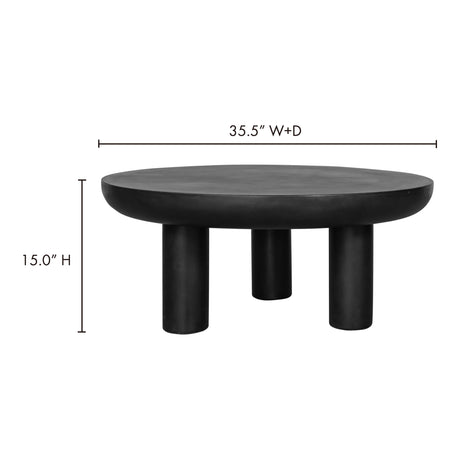 Rocca Black Coffee Table - Ornate Home