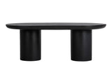 Rocca Black Dining Table - Ornate Home