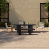 Rocca Black Dining Table - Ornate Home