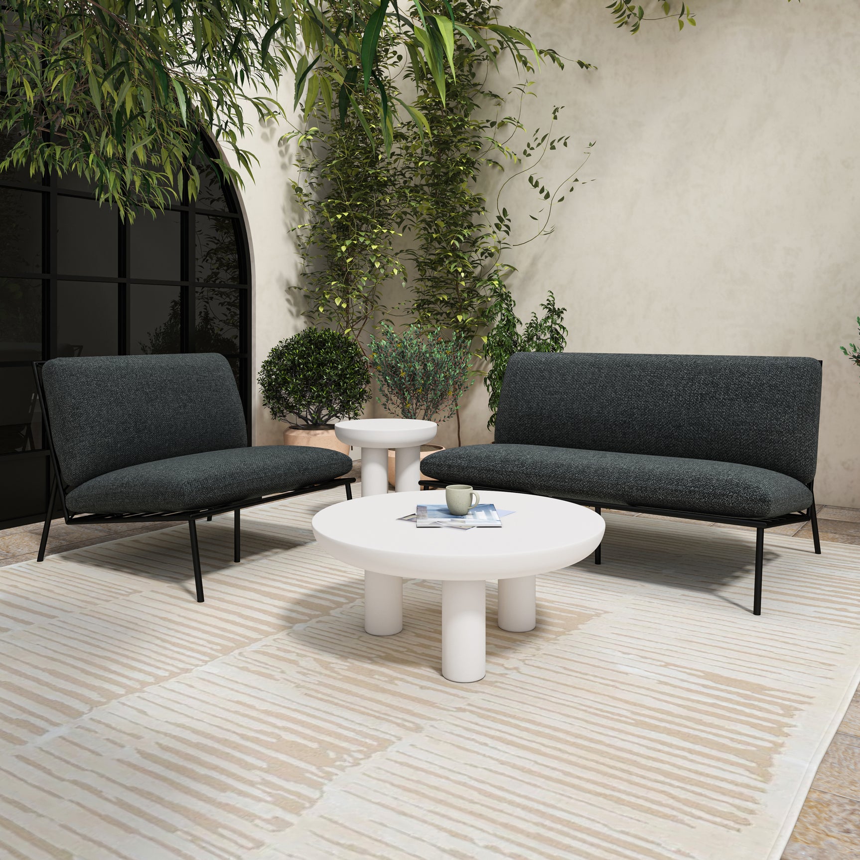 Rocca Cream Coffee Table - Ornate Home