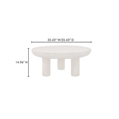 Rocca Cream Coffee Table - Ornate Home