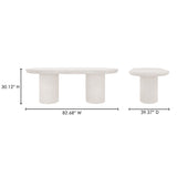 Rocca Cream Dining Table - Ornate Home