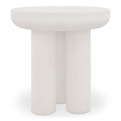 Rocca Cream Side Table - Ornate Home