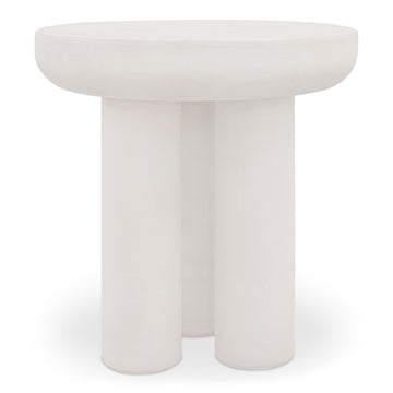 Rocca Cream Side Table - Ornate Home