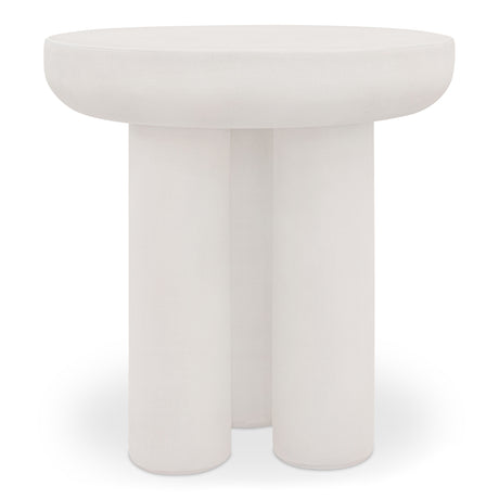 Rocca Cream Side Table - Ornate Home