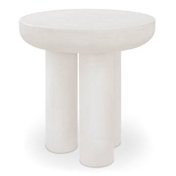 Rocca Cream Side Table - Ornate Home
