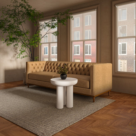 Rocca Cream Side Table - Ornate Home