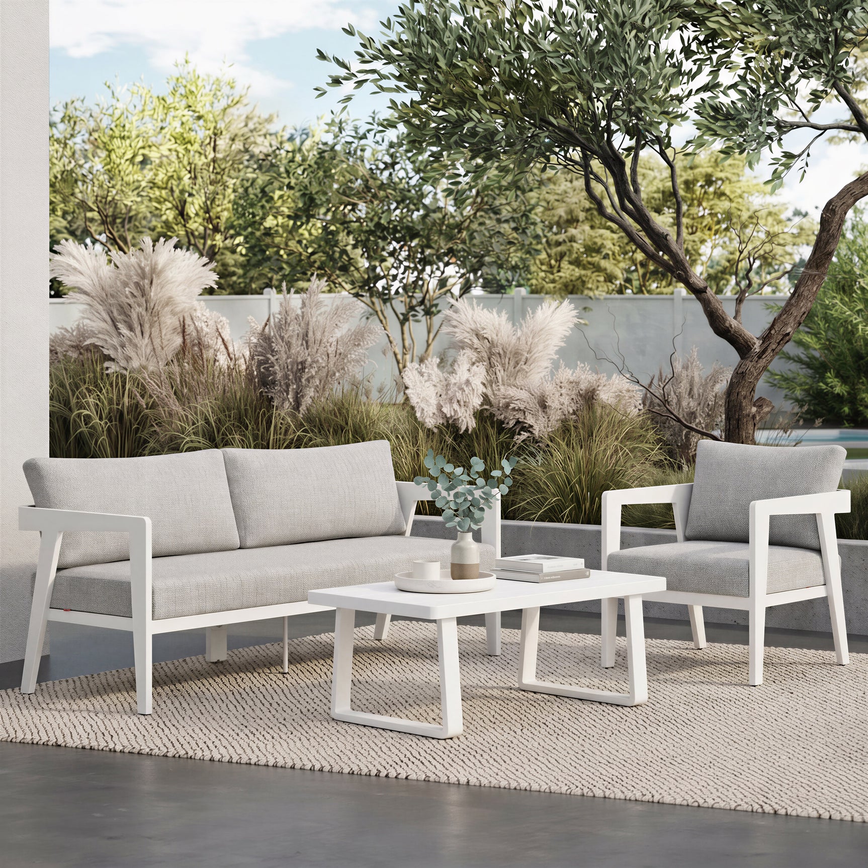 Roccia Gray Armchair