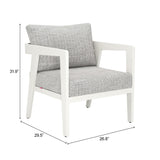 Roccia Gray Armchair