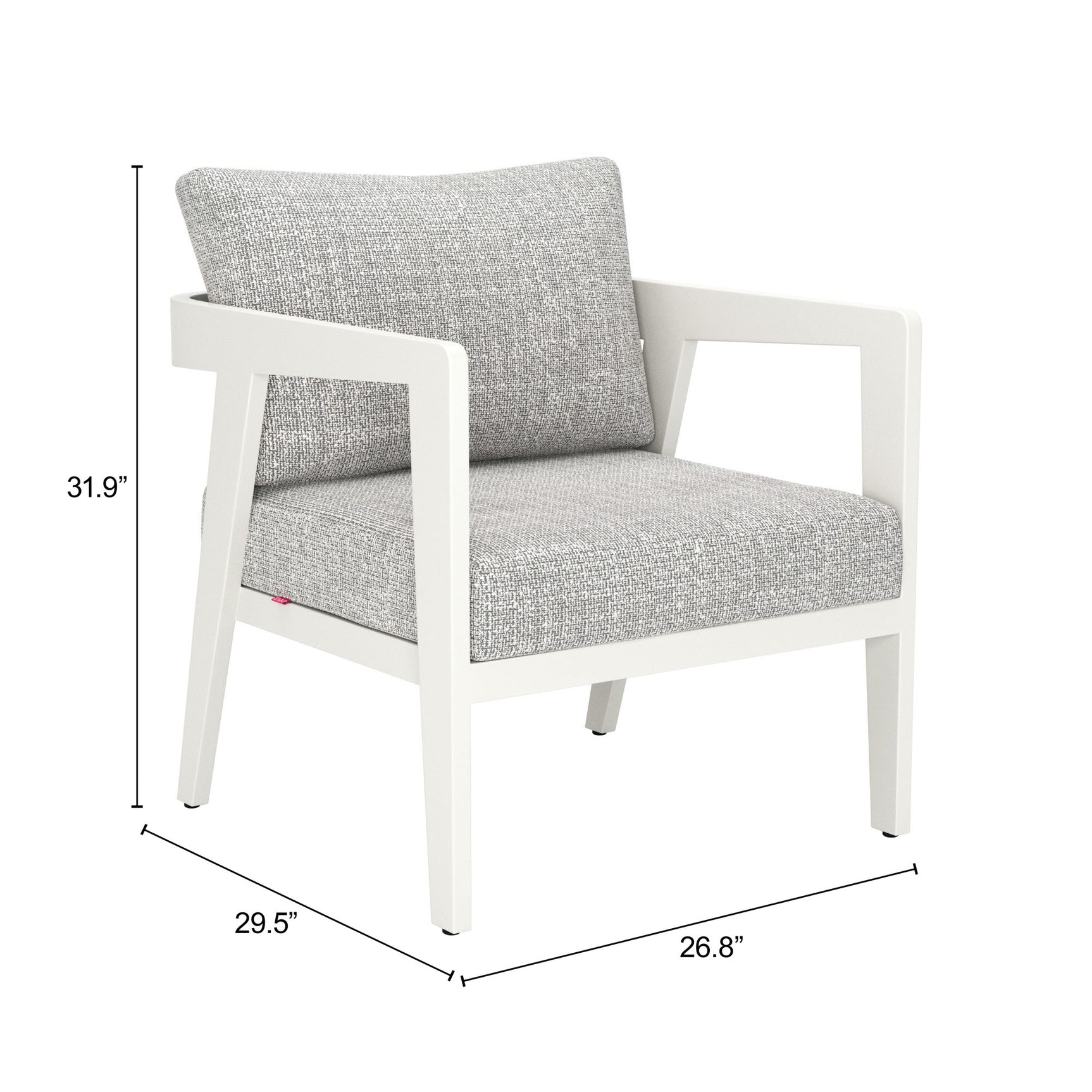 Roccia Gray Armchair