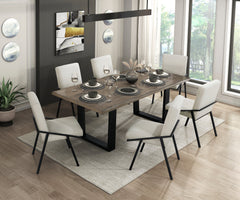 Rochelle Brown Dining Table - Ornate Home