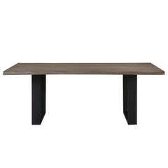 Rochelle Oak/Cream/Black 5-Piece Dining Table Set - Ornate Home
