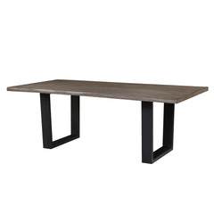Rochelle Oak/Cream/Black 5-Piece Dining Table Set - Ornate Home