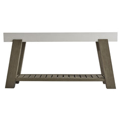 Rochelle Weathered Teak Outdoor Console Table - Ornate Home