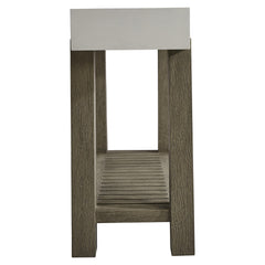 Rochelle Weathered Teak Outdoor Console Table - Ornate Home
